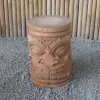 Artikelbild 2 des Artikels “Stool - Tiki motiv, made from Coconut. 50cm H. Model 2 - open mouth “